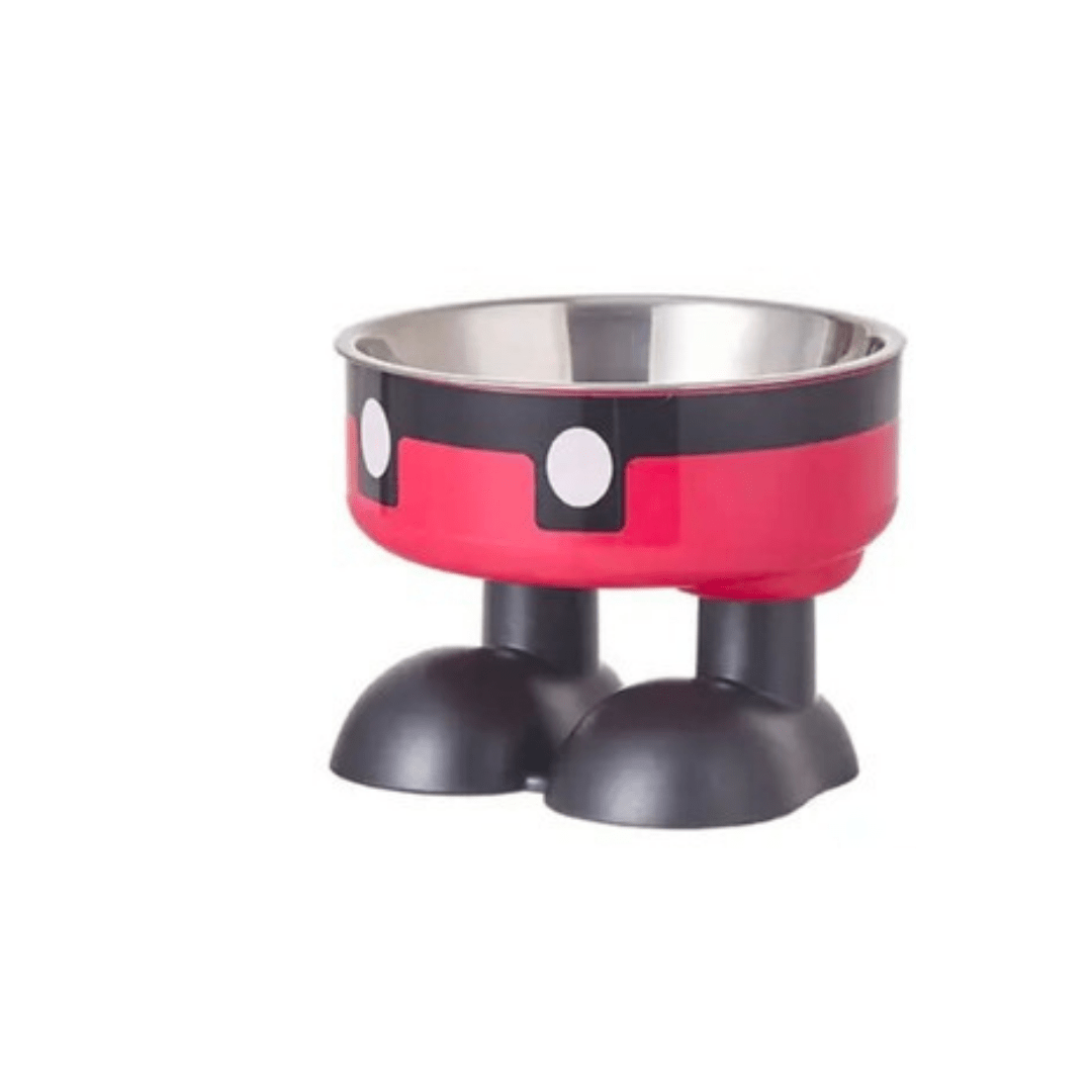 Comedero base mickey plato metalico - RUKYORUKYO